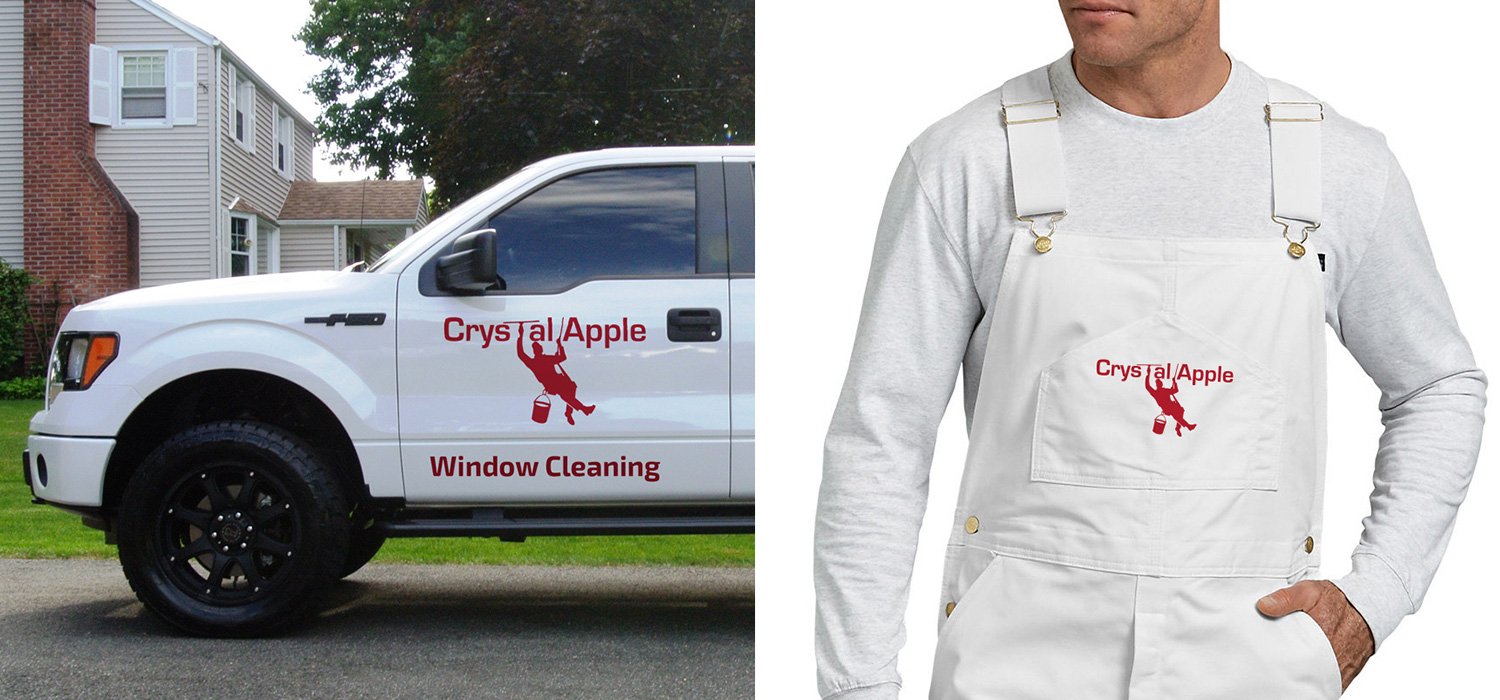 Crystal Apple Logo Design