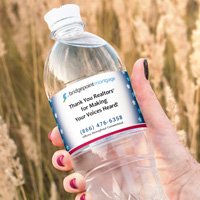  Custom Water Bottle Label (Bridgeport Mortgage)